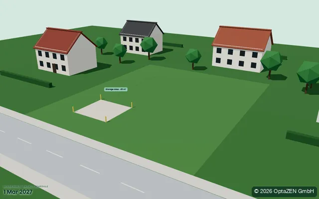 Construction scheduling: House build · project schedule