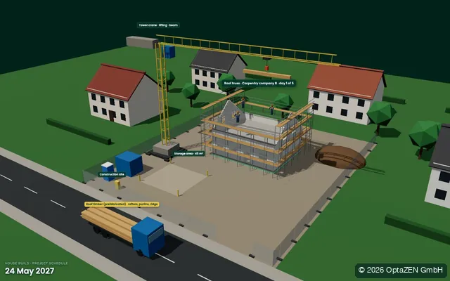 House build · project schedule