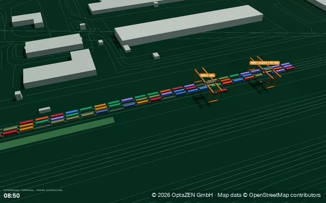 Intermodal terminal · crane scheduling